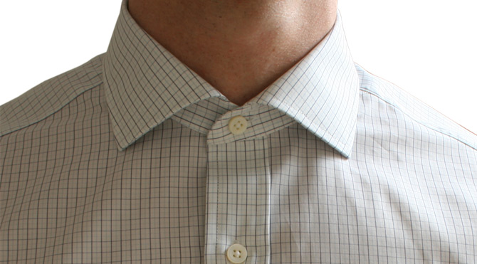 Blue Check Dress Shirt