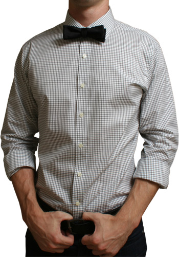 Black Check Dress Shirt