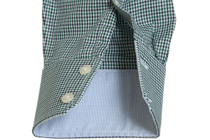 Green Gingham Dress Shirt