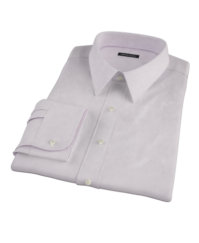 Lavender Broadcloth Custom Dress Shirt 