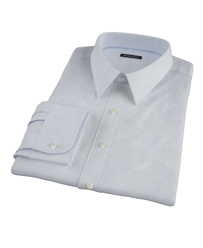 Light Blue Superfine Stripe Men's Dress Shirt 