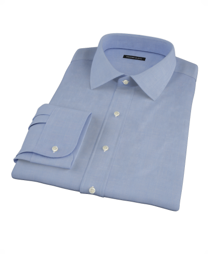 Blue Glen Plaid Fitted Dress Shirt 