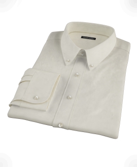 Ecru Pinpoint Men's Dress Shirt 