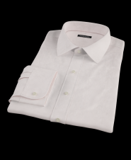 Pink Sea Island Cotton Fitted Dress Shirt 