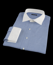 Blue Royal Oxford Custom Dress Shirt 