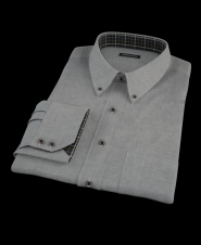 Charcoal Royal Oxford Men's Dress Shirt 