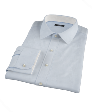 Light Blue Pinpoint Oxford Custom Dress Shirt 