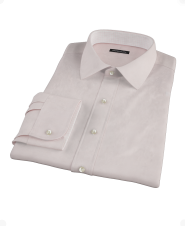 Pink 100s Twill Fitted Dress Shirt 