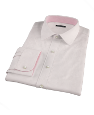 Pink Pinpoint Oxford Men's Dress Shirt 