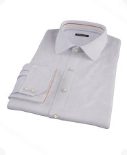 Purple Easy Care Royal Oxford Cloth Fitted Dress Shirt 