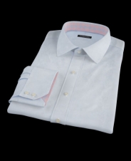 Light Blue Pinpoint Oxford Men's Dress Shirt 