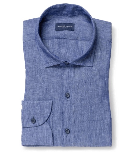 The Perfect Fitting Linen Shirt | Custom Linen - Proper Cloth