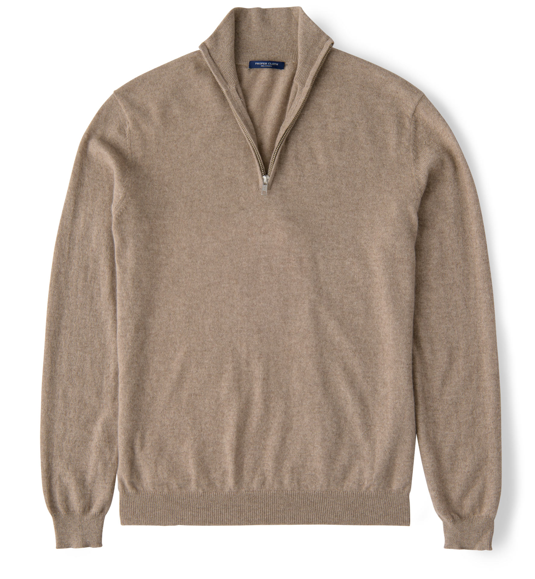Half Zip Cashemere Sweater in 5 Colors