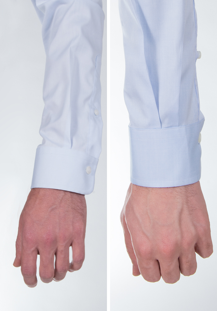 Selecting Traditional or Slim Forearm | Proper Cloth Reference