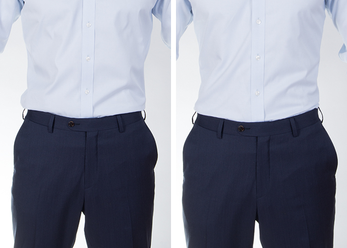 The "office appropriate" slim fit and the super slim fit.