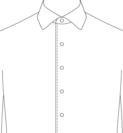 italian front placket design