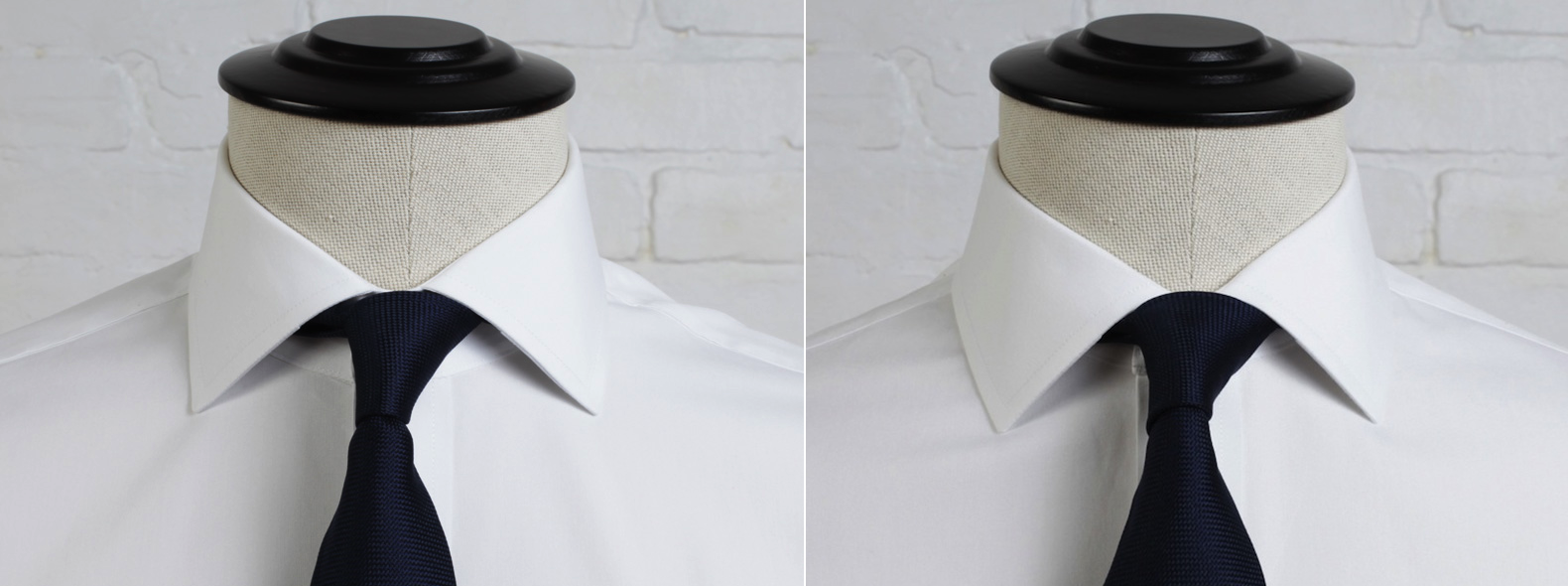 Left: President Spread Collar Right: English Spread Collar