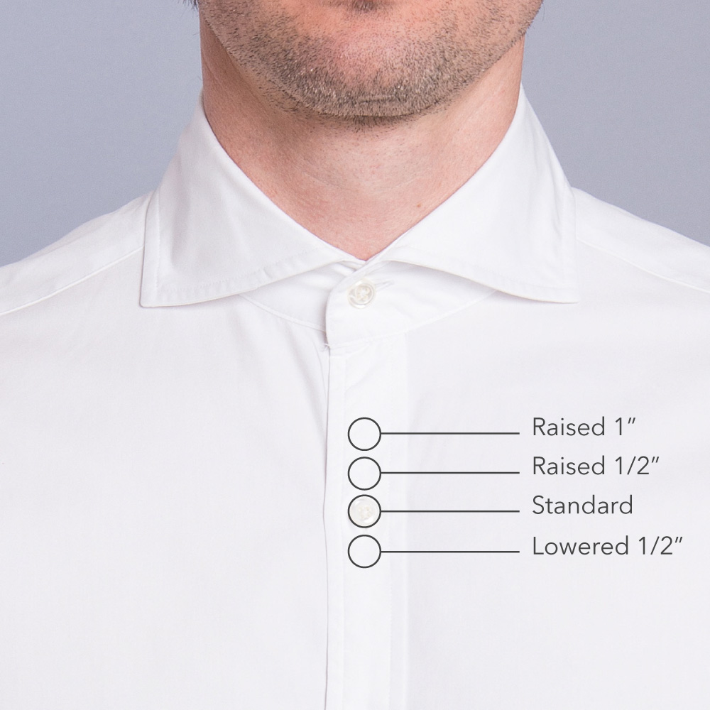 Shirts: Top Button Placement - Proper Cloth Help