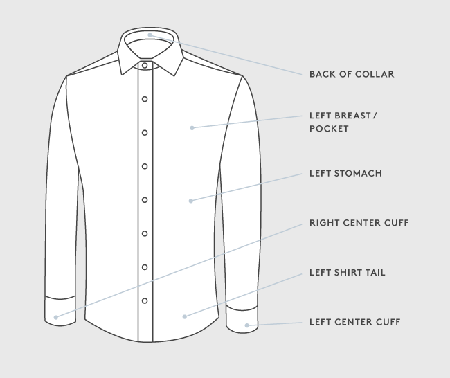 Trend Snuggle up betrayal Dress Shirt Monogram Styles - Proper Cloth Help