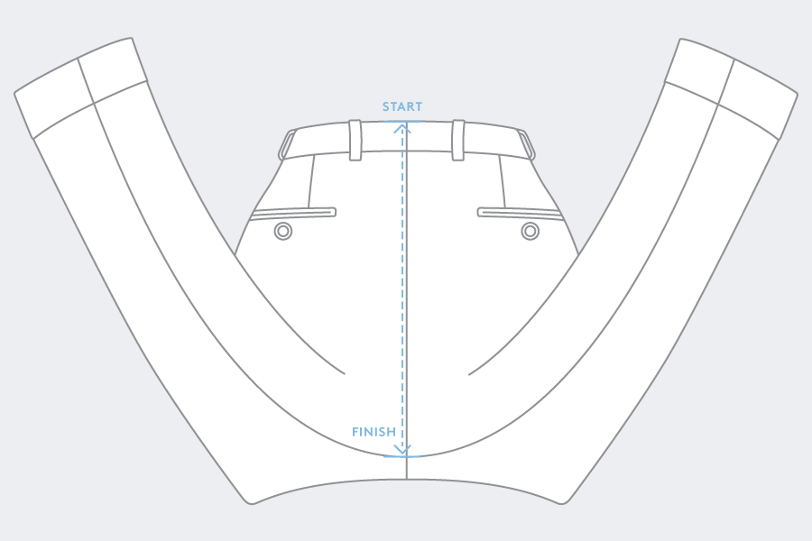 How to Measure Dress Trousers and Casual Pants - Proper Cloth Help