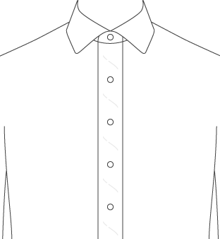 Dress Shirt Front Placket Types Proper Cloth Reference Proper Cloth