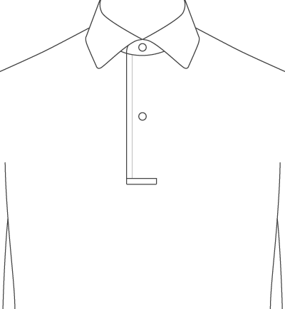 two button placket