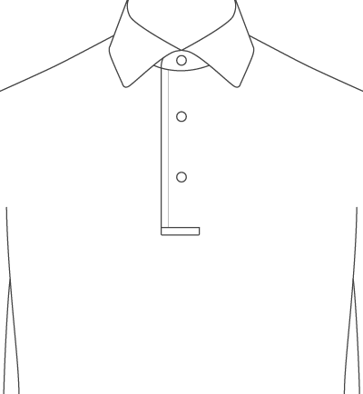 Knit Shirt Front Placket Options - Proper Cloth Help