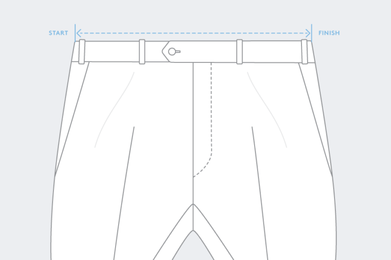 How to Measure Pants Waist Width Proper Cloth Help