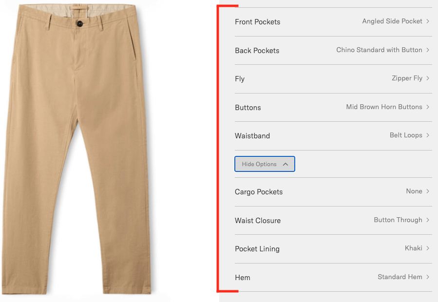 casual pant design options