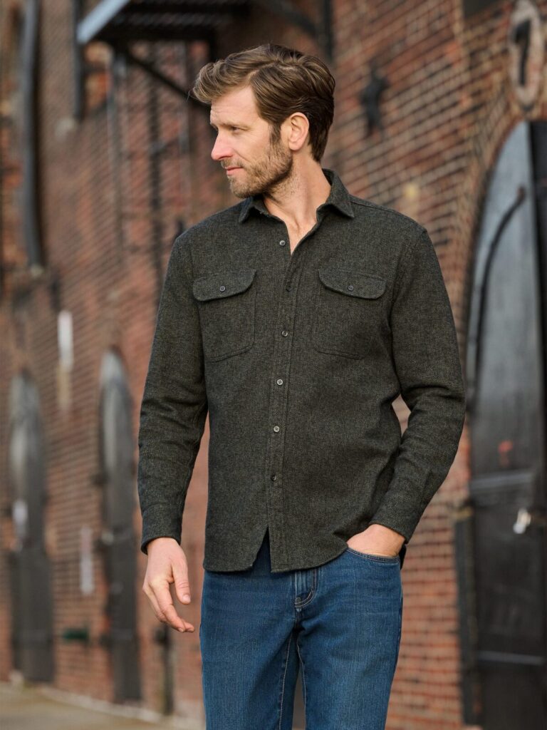 Solid color low-twists pair well with anything in your fall wardrobe.
