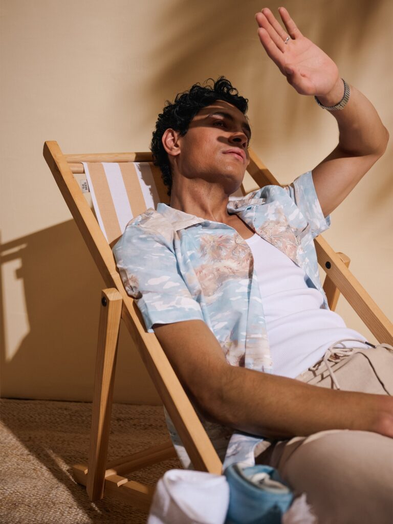 a camp collar shirt - great for vacation style