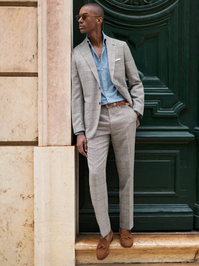 summer 2025 men’s style includes linen suits