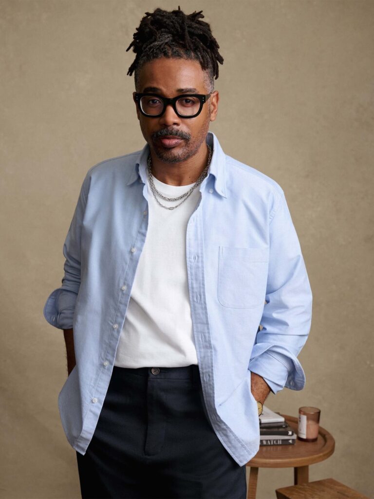 layering mid-weight fabrics is a good transitional dressing strategy