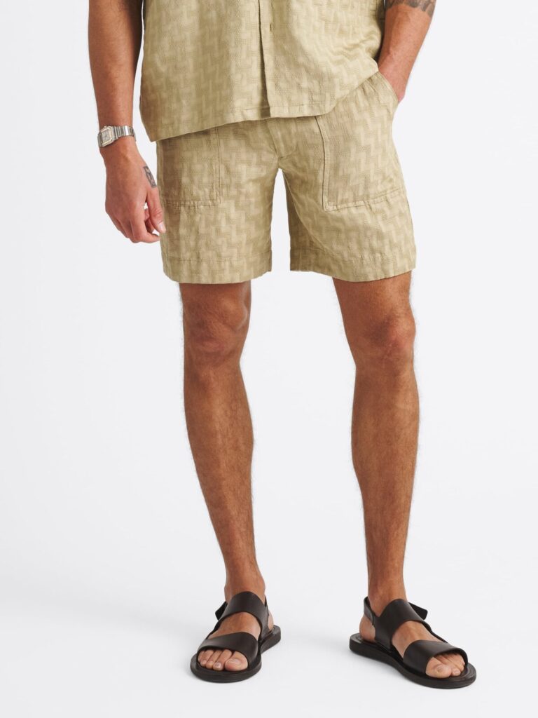 matching shirt and short sets are a part of men's summer fashion