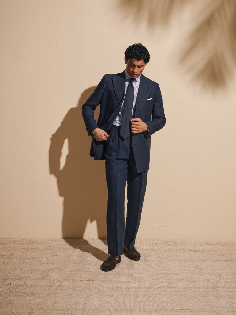 linen suit outfit ideas