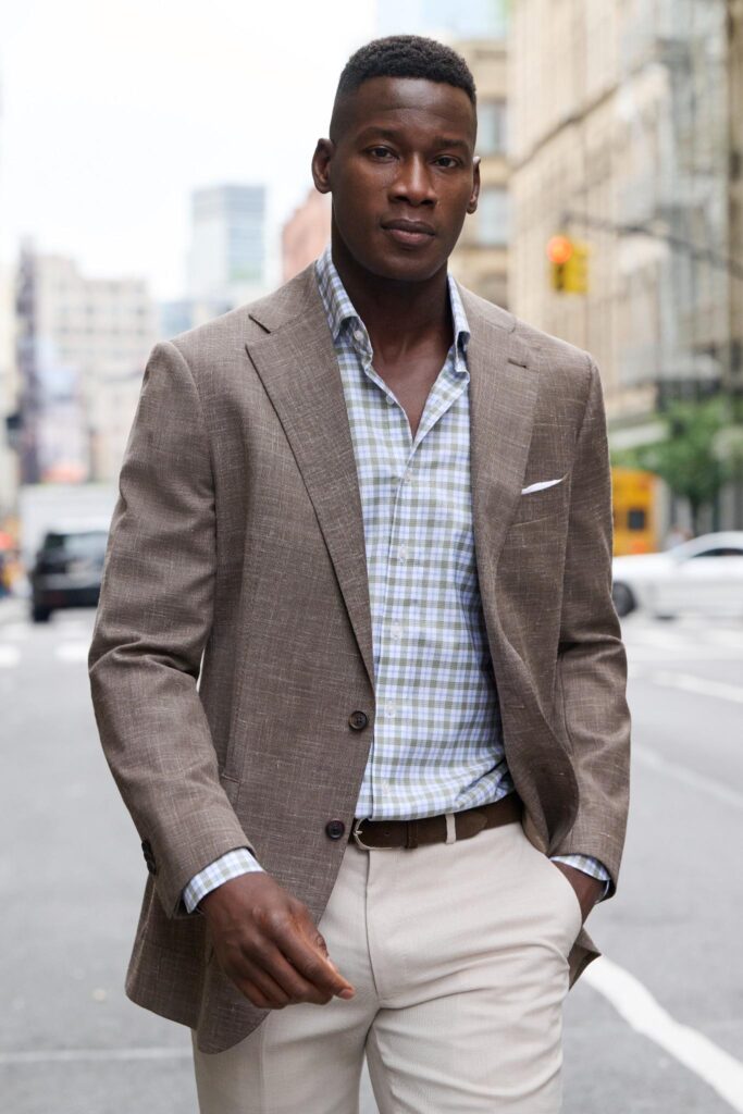 wool sport coat - essential to men’s summer outfits